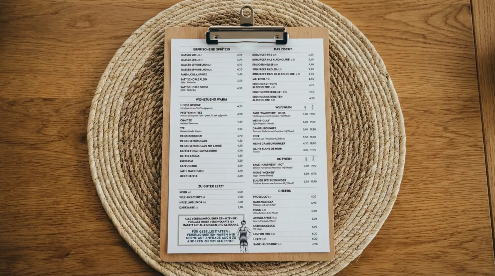 Badehaus Außenwerbung Branding