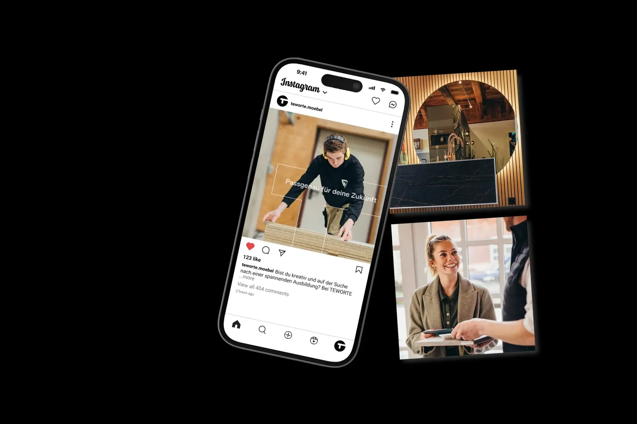 TEWORTE Social Media Posting Mockup