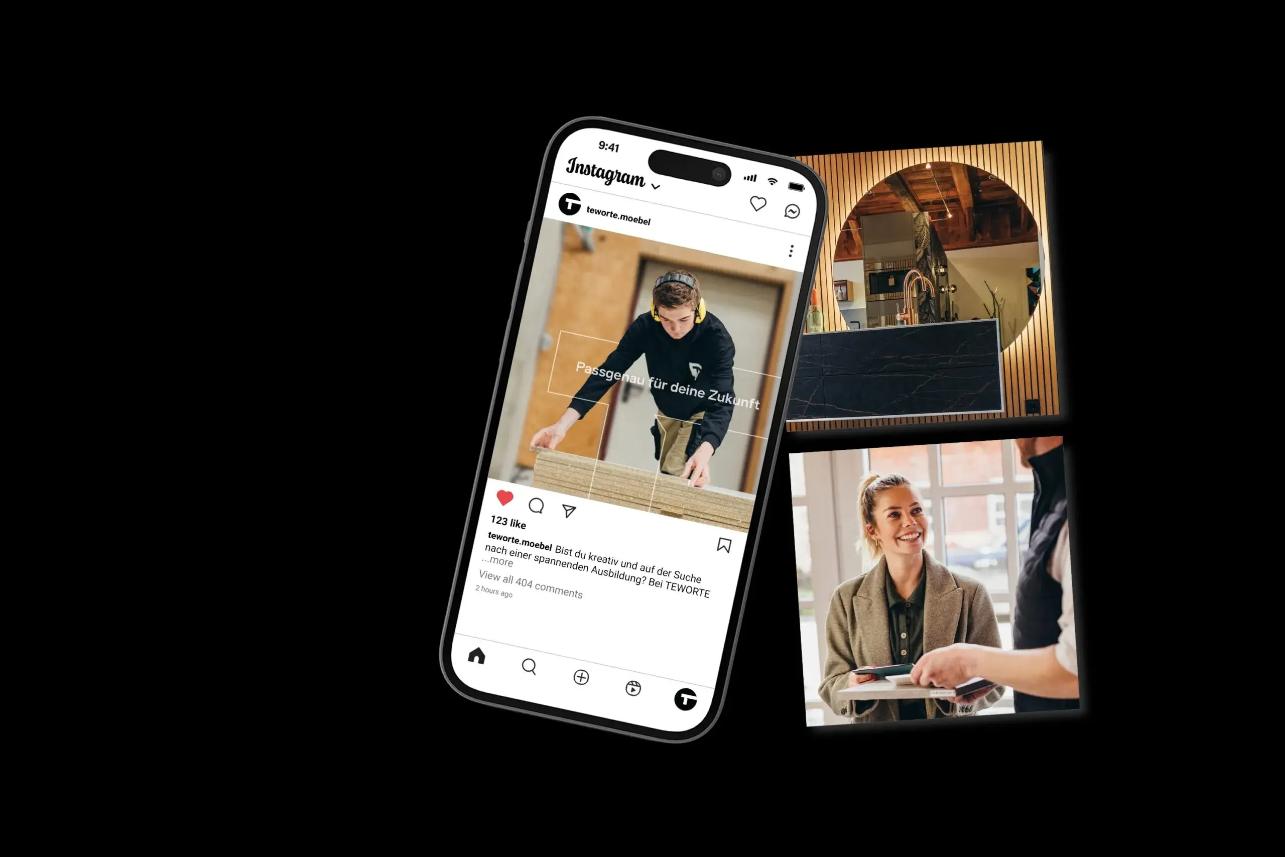 TEWORTE Social Media Posting Mockup