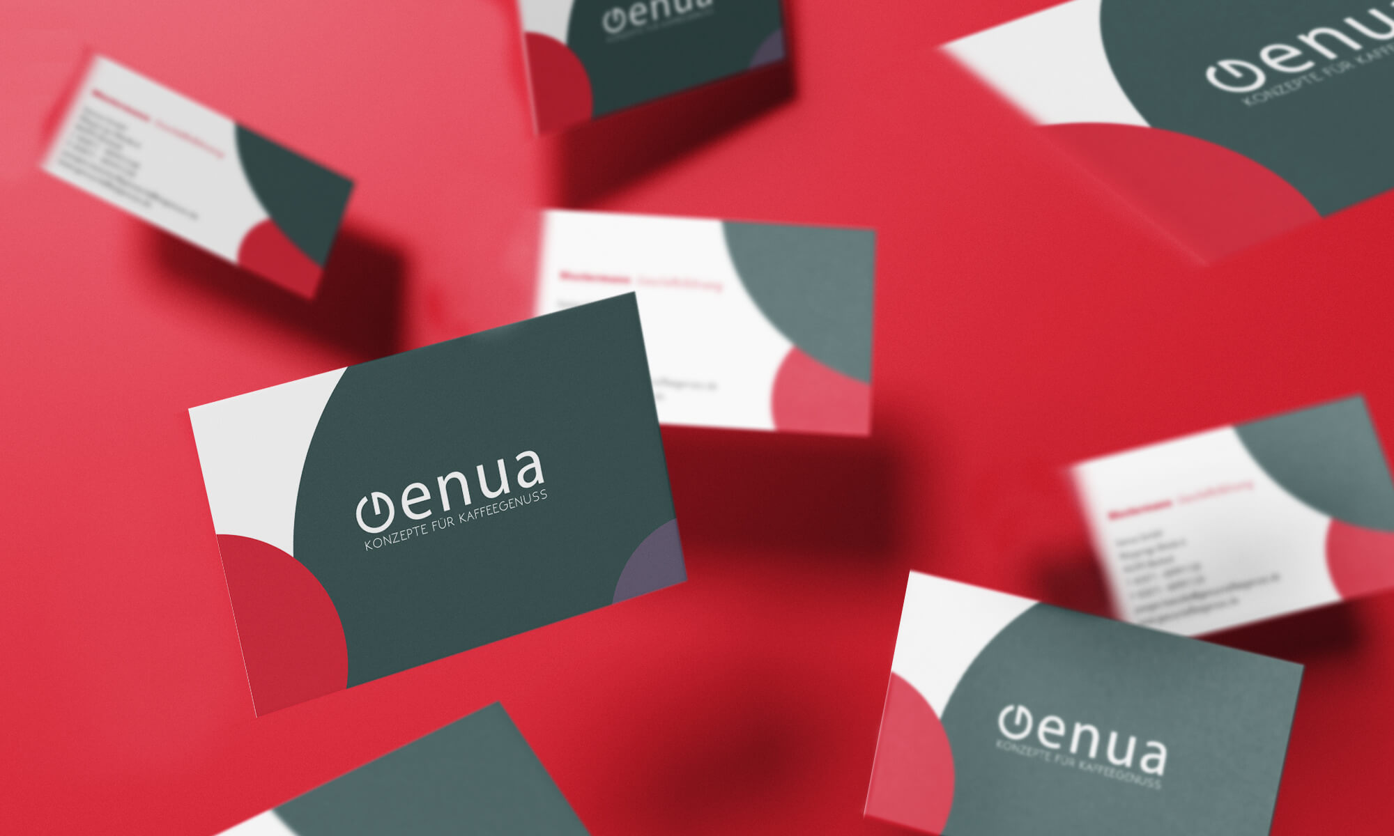 Schau und Horch Visitenkarte Genua - Corporate Identity für Genua